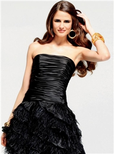 Gorgeous A Line Strapless Homecoming Dress