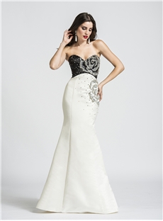 Timeless Sweetheart Mermaid Sequins Beading Sweep Train Long Evening Dress