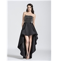 Cool A Line Strapless Pearls Asymmetrical Prom Dress