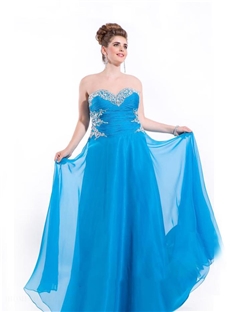 Charming Sweetheart A Line Beading Lace Up Long Plus Size Evening Dress