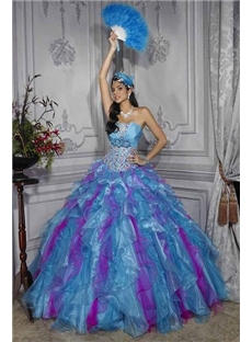 Gorgeous Ball Gown Strapless Sleeveless Floor Length Quinceanera Dresses
