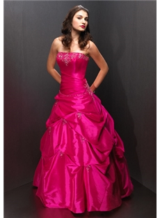 Sexy A Line Pleats Floor Length Lace Up Ball Gown Quinceanera Homecoming Dresses