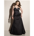 Attractive Trumpet One Shoulder Beading Lace Up Floor Length Evening Dress