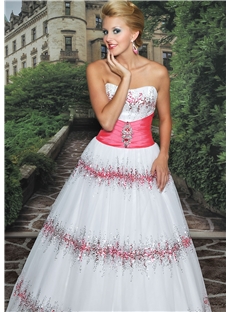 Attractive A Line Strapless Evening Prom Dresses