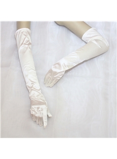 Fresh Long Bridal Gloves