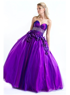 Attractive Floor Length Sweetheart Pleats A Line Prom Quinceanera Ball Gown Dresseses