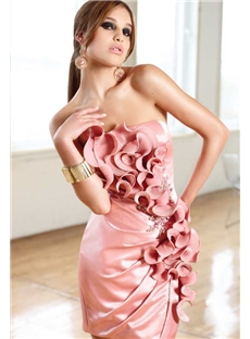 Pretty Short Mini Length Sweetheart Cocktail Dresses