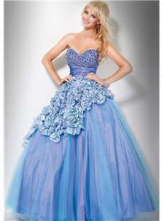 Brilliant Ball Gown Sweetheart Floor Length Beadings Prom Party Dresses