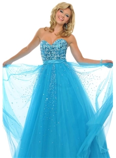 Gorgeous Ball Gown Sweetheart Floor Length Beading Prom Dress