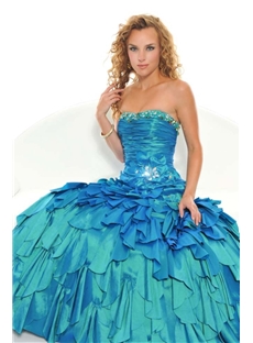 Fantastic Ball Gown Strapless Floor Length Tiered Quinceanera Dresses