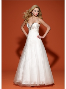 Gorgeous A Line Spaghetti Neckline Floor Length Talines Ball Gown Quinceanera Dress