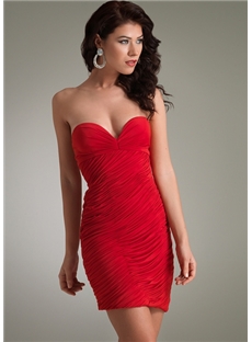 Charming Column Sweetheart Mini Short Evening Prom Dresses