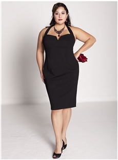Faddish A Line Knee Length Halter Mother Of The Bride Dress