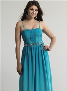 Glamour Strapless Beading Lace Up Floor Length Evening Dress