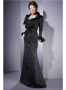 Delicated Sheath Column Pleats Strapless Floor Length Mother Of The Bride Dresses