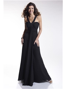 Romantic Pleats A Line Floor Length Bridesmaid Dresses