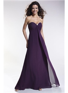 Faddish Pleats Crystal Strapless Floor Length Bridesmaid Dresses