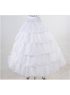Splendid Five Layers With Steel Surpport Crinoline Wedding Petticoats