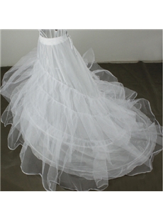Gorgeous Three Layers Fluffy Organza Floor Length Wedding Petticoats