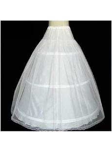 Double Layers Gauze With Three Steel Support Wedding Petticoats
