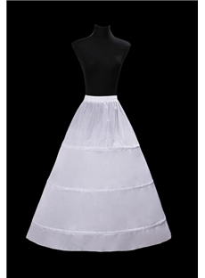 Economical Three Loops Wedding Petticoat