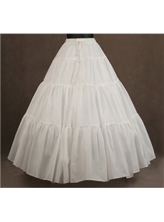 Perfect White Net Wedding Petticoat