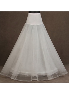 Perfect White Tulle Wedding Petticoat
