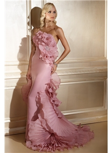 Pretty Mermaid Floor Length Strapless Evening Dresses