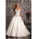 Exquisite Ball Gown Strapless Sweetheart Neckline Ruched Beading Wedding Dress