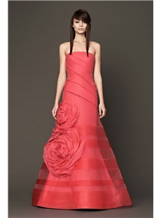 Elegant Fashion Empire Strapless Floor Length Wedding Dress