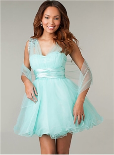 Adorable Sweetheart Lace Up Short Sweet 16 Prom Dress