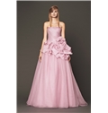 Elegant Ballgown Strapless Floor Length Wedding Dress