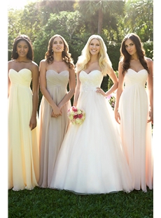 2014 Multil-colored Options cheap Bridesmaid Dress