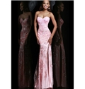 Gorgeous Sweetheart Embroidery Zipper Up Sheath Floor Length Evening Formal Prom Dress