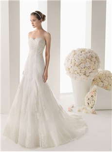 New Arrival Modest A Line Empire Waist Sweetheart Beading Appliques Lace Satin Wedding Dress