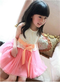 New Flower Girls Dresses With Lace Tulle Gown