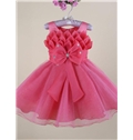 Cute A Line Flower Girls Dresses With Flower Petal Little Gown
