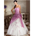Cheap Ball Gown Taffeta With Beading Wedding Dress