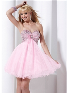 Beadings A Line Sweetheart Short Bow Not Sweet 16 Homecoming Dress