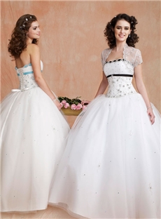 White Strapless Floor Length A Line Quinceanera Dresses