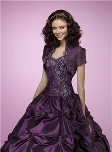 New Style Ball Gown Sweetheart Floor Length Sweep Brush Train Quinceanera Dresses Bf35076