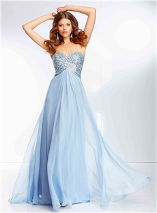 Boutique Sweetheart Beading A Line Floor Length Prom Dress