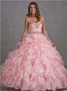 Boutique Sweetheart Floor Length Quinceanera Dress