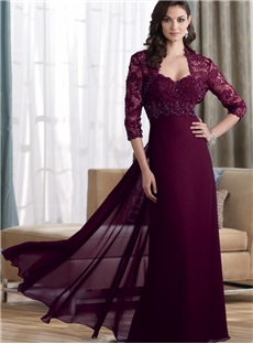 Boutique Sheath Sweetheart Embroidery Floor Length Evening Dress