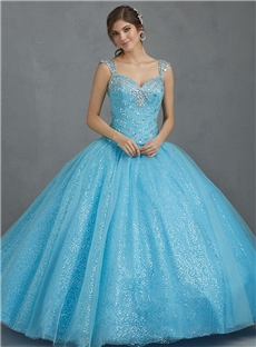 Luxurious Ball Gown Floor Length Strapless Beading Quinceanera Dress