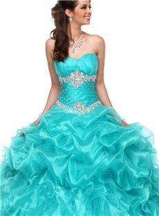 Luxurious Ball Gown Floor Length Sweetheart Beading Quinceanera Dress