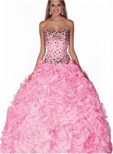 Luxurious Ball Gown Floor Length Sweetheart Beading Quinceanera Dress