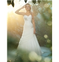 Vintage A Line Sweetheart Neckline Lace Up Back Beading Wedding Dress