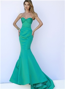Elegant Mermaid Sweetheart Zipper Up Floor Length Evening Prom Dress