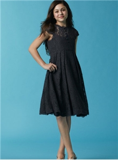 Black Junior Bridesmaid Dresses